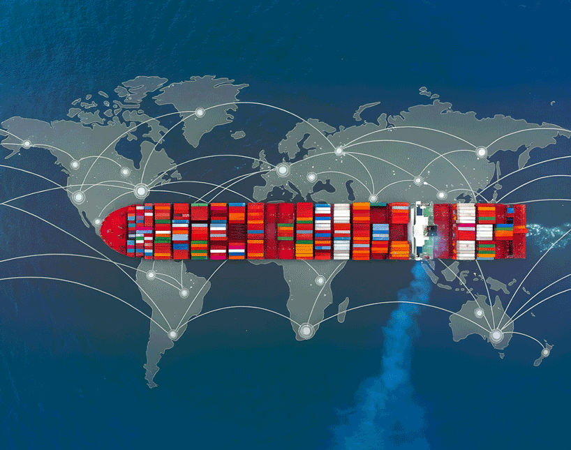 Global connect behind our logistics network