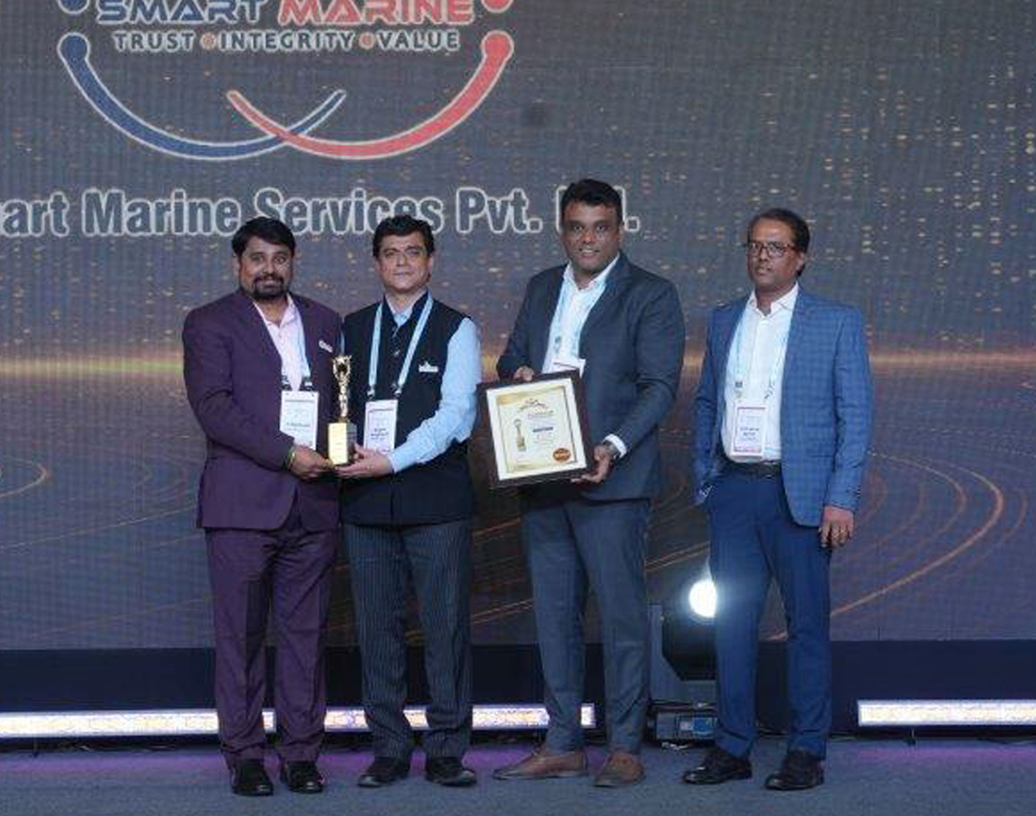 Team receiving SECC award 2025
