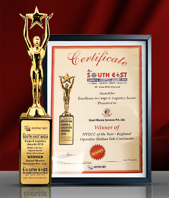 South East Cargo Logistics Awards NVOCC of the Year Regional Operator 2016