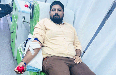 Blood donation camp organized under CSR initiatives