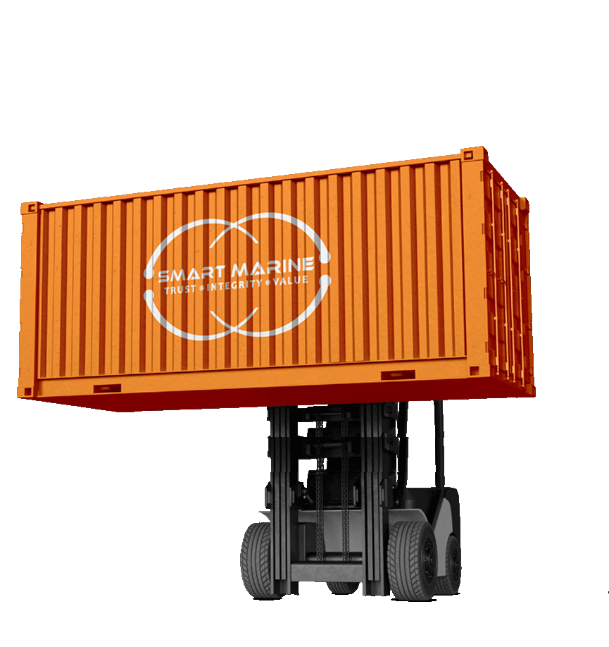Inland container transport and trucking logistics